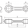 Kit biela KTM SX 85 03-12, SX 105